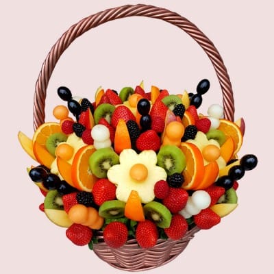 Deluxe Fresh Fruity Arrangement 